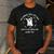 Go Ahead Tell My Dad What's He Gonna Do Haunt Me Halloween Men's Casual T-Shirt Dark Grey
