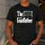 The Goalfather Dad Soccer Goalkeeper Goalie Coach Footballer Men's Casual T-Shirt Dark Grey