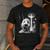 Goldendoodle Alien UFO Taking a Selfie Dog Mom Dad Men's Casual T-Shirt Dark Grey