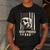 Great Pyrenees Dog Dad American Flag For Father Men Men's Casual T-Shirt Dark Grey