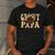 Groovy Papa 70s Aesthetic Nostalgia 1970's Retro Dad Men's Casual T-Shirt Dark Grey