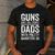 Guns Don't Kill People Dads With Pretty Daughters Do Shirt Men's Casual T-Shirt Dark Grey Guns Don't Kill People Dads With Pretty Daughters Do Shirt Men's Casual T-Shirt Dark Grey