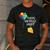 Happy Birthday Daddy Cute Toddler Dad's Birthday Party Men's Casual T-Shirt Dark Grey
