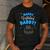 Happy Birthday Daddy Dad Birthday Bday Costume Family Party Men's Casual T-Shirt Dark Grey