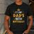 Happy Father Daddy 90 Years Old It's My Dad's 90th Birthday Men's Casual T-Shirt Dark Grey