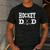 Hockey Dad Hockey Dad Men's Casual T-Shirt Dark Grey