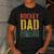 Hockey Dad Shirt Men Fathers Day Hockey Dad Men's Casual T-Shirt Dark Grey