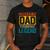 Husband Dad PSYCHIATRIST Legend Father's Day PSYCHIATRISTS Men's Casual T-Shirt Dark Grey