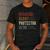 Husband Daddy Protector Hero For Dad Father's Day Men's Casual T-Shirt Dark Grey