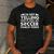 I'm Not Yelling This Is Just My Soccer Coach Voice Mom Dad Men's Casual T-Shirt Dark Grey