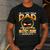 I'm A Super Proud Dad Of A 2025 Master's Degree Graduate Men's Casual T-Shirt Dark Grey