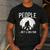 Introvert Bigfoot People Not A Big Fan Dad Joke Men's Casual T-Shirt Dark Grey