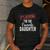 It's Official I'm The Favorite Daughter From Dad Mom Men's Casual T-Shirt Dark Grey
