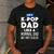 K-Pop Dad Korean Music Lover Men's Casual T-Shirt Dark Grey