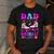 Let's Roll Dad Of The Birthday Girl Roller Skate Birthday Men's Casual T-Shirt Dark Grey