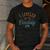Leveled Up To Daddy Father To Be New Dad Men's Casual T-Shirt Dark Grey