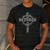Man Of God Religious Christian Cross Husband Dad Fathers Day Men's Casual T-Shirt Dark Grey