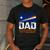 Marshallese Dad Marshall Islands Flag For Father's Day Men's Casual T-Shirt Dark Grey