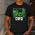Marvel Comics Avengers Father's Day Hulk Incredible Dad Men's Casual T-Shirt Dark Grey