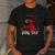 Marvel Super Heroes Pets Deadpool Loves Dogpool Dog Dad Men's Casual T-Shirt Dark Grey