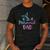 Mermaid Dad Merman Daddy Dad Family Matching Birthday Men's Casual T-Shirt Dark Grey