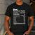 Miftees Fathers Day Tees Dad Nutrition Facts Men's Casual T-Shirt Dark Grey