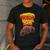 Monster Truck Dad Hot Red Graffiti Style Men's Casual T-Shirt Dark Grey Monster Truck Dad Hot Red Graffiti Style Men's Casual T-Shirt Dark Grey