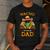 Nacho Average Dad Father Joke Vintage Cinco De Mayo Men's Casual T-Shirt Dark Grey