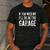 If You Need Me I'Ll Be In The Garage Shirt Men Mechanic Dad Men's Casual T-Shirt Dark Grey