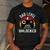 New Dad Shirt Dad Level 4 Unlocked For 4 Kids Gaming Men's Casual T-Shirt Dark Grey