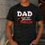 Ninja Birthday Party Dad Of The Birthday Ninja Small Men's Casual T-Shirt Dark Grey