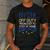 Officer Off Duty Dog Dad Cop Police Retirement Men's Casual T-Shirt Dark Grey