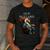 Old Buzzard Bird Old Man Grandpa Recliner Dads Joke Men's Casual T-Shirt Dark Grey