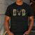 Old School Camo Dad Hunting Camouflage Deer Father's Day Men's Casual T-Shirt Dark Grey
