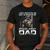 I Once Protected Him Now He Protects Me Proud Army Dad Men's Casual T-Shirt Dark Grey