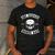 One Badass Bonus Step Dad Birthday Stepdad Men's Casual T-Shirt Dark Grey