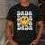 One Happy Family Birthday Matching Apparel Dada One Happy Dude Birthday Theme Family Matching Adult Child Short Sleeve Crew Neck Classic Fit Polyester 50 Cotton 50 Men's Casual T-Shirt Dark Grey