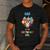 Owl Dad Birthday Party Dad Of The Birthday Girl Owl Men's Casual T-Shirt Dark Grey