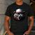 Papa Bear Face Cool Dad Style Retro Fathers Day Daddy Bear Men's Casual T-Shirt Dark Grey