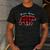 PAPA Bear Men Red Plaid Christmas Pajama Family Dad Small Men's Casual T-Shirt Dark Grey