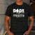 Papa Squatch For Dad Sasquatch Fathers Day Men's Casual T-Shirt Dark Grey