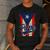 Papi Puerto Rican Dad Puerto Rico Pride Boricua Father's Day Men's Casual T-Shirt Dark Grey