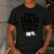 Peanuts This Dad Needs A Nap Men's Casual T-Shirt Dark Grey