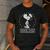 Peanuts Snoopy Cool Dad Men's Casual T-Shirt Dark Grey