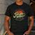 Pops Like a Grandpa Only Cooler Vintage Retro Pops Dad Men's Casual T-Shirt Dark Grey