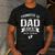 Promoted To Dad Again Est 2026 Pregnancy Announcement Men's Casual T-Shirt Dark Grey