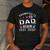 Promoted To Dad Again Est 2026 Vintage Dad Men's Casual T-Shirt Dark Grey Promoted To Dad Again Est 2026 Vintage Dad Men's Casual T-Shirt Dark Grey