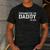 Promoted To Daddy 2022 First Time Fathers New Dad Men's Casual T-Shirt Dark Grey