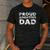 Proud Adoptive Dad Adoption Proud Father Men's Casual T-Shirt Dark Grey