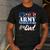 Proud Army National Guard Dad Fathers Day Shirt Men Men's Casual T-Shirt Dark Grey